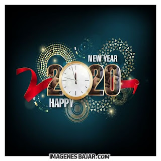 Tarjeta Nuevo año 2020 Happy new year Imágenes de Felices Fiestas. Tarjetas para enviar por WhatsApp