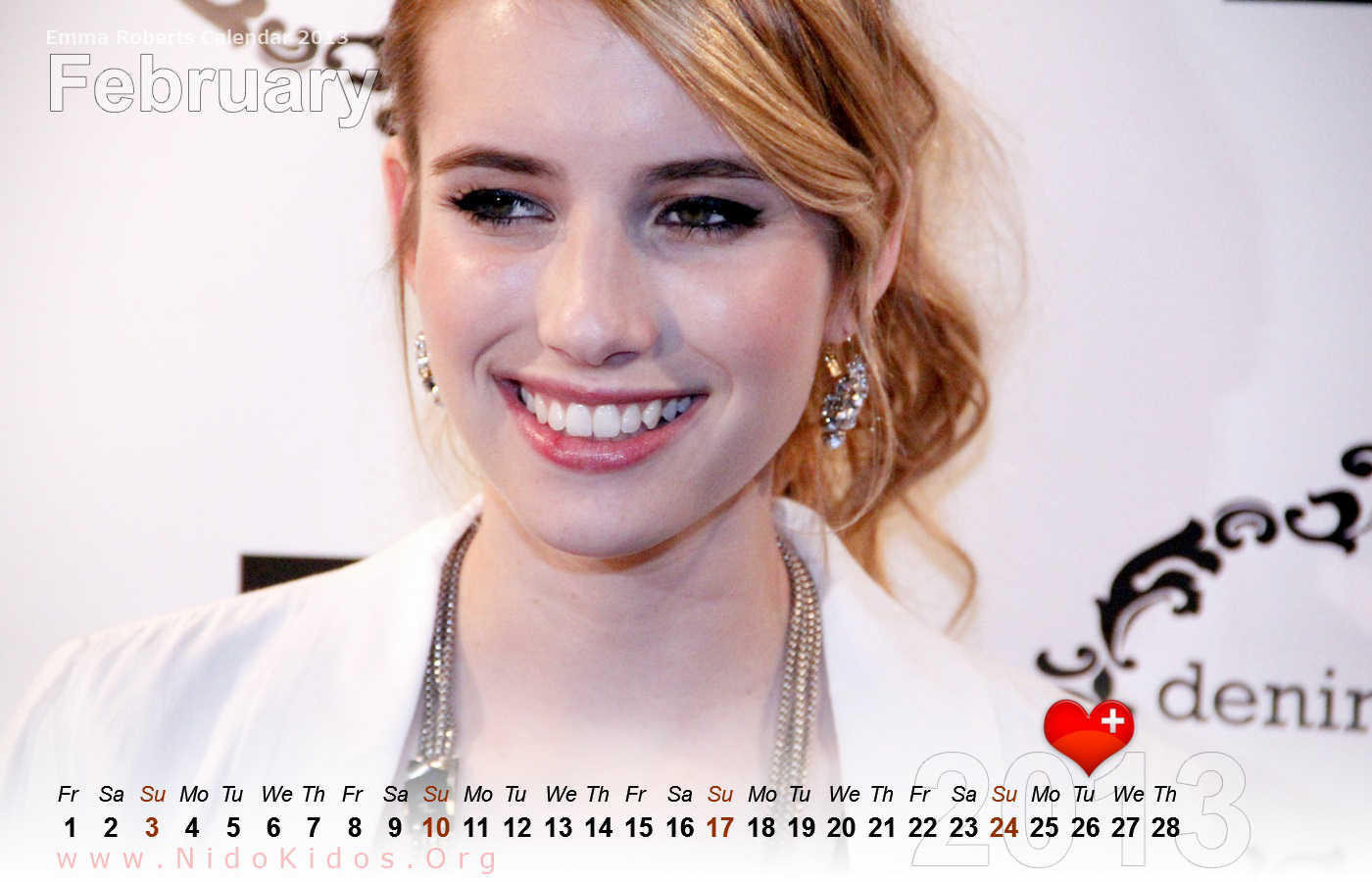 Emma Roberts Calendar 2013 unofficial exclusive release