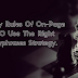 5 Easy Rules Of On-Page SEO Use The Right Keyphrases Strategy.