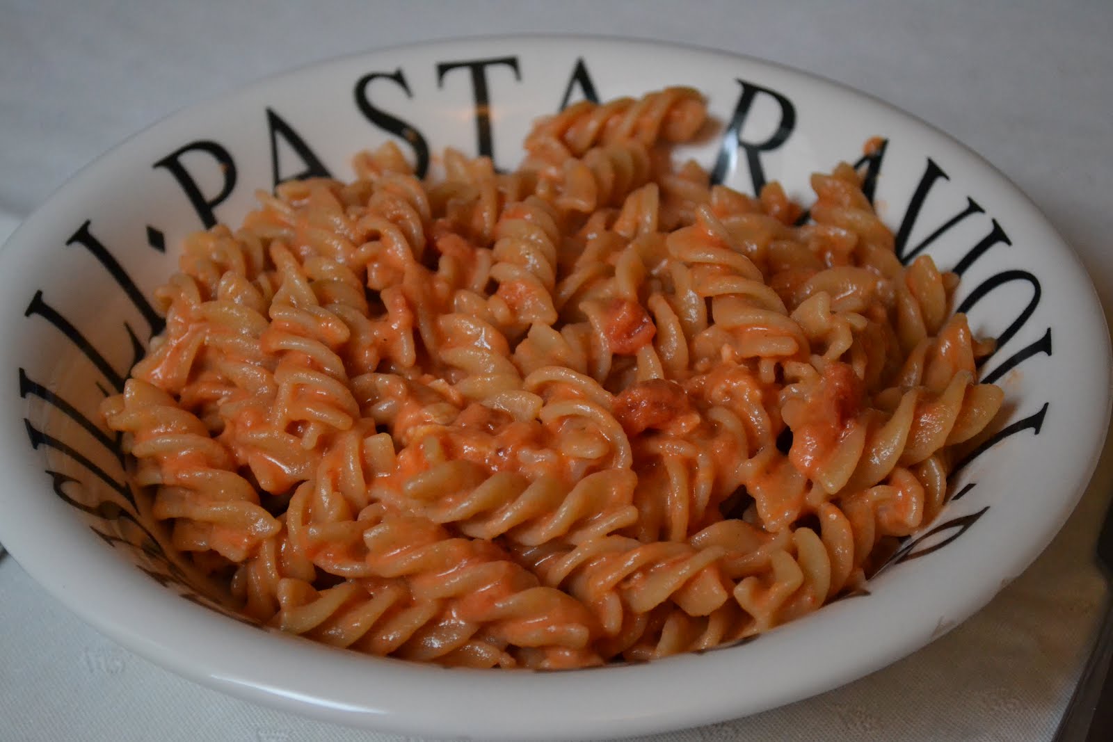 Pâtes sauce tomate au chèvre