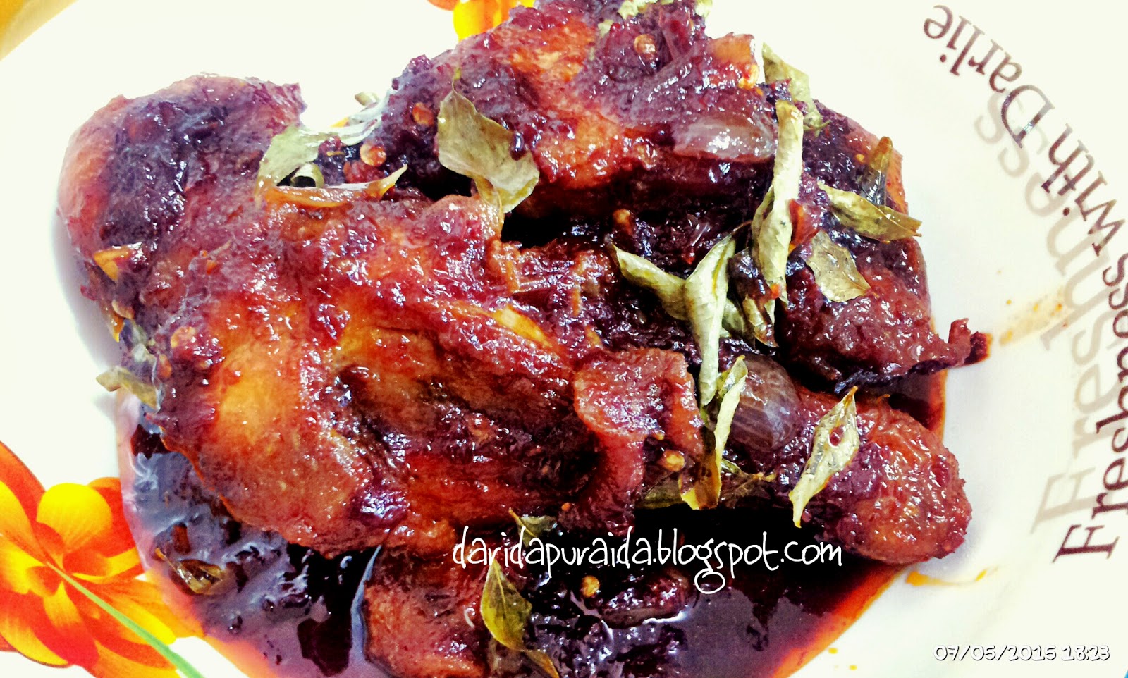 Dari Dapur Aida Ayam Masak Hitam Mamak Ayam Masak Hitam Mamak