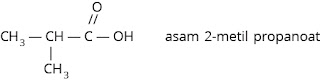 contoh penamaan asam karboksilat