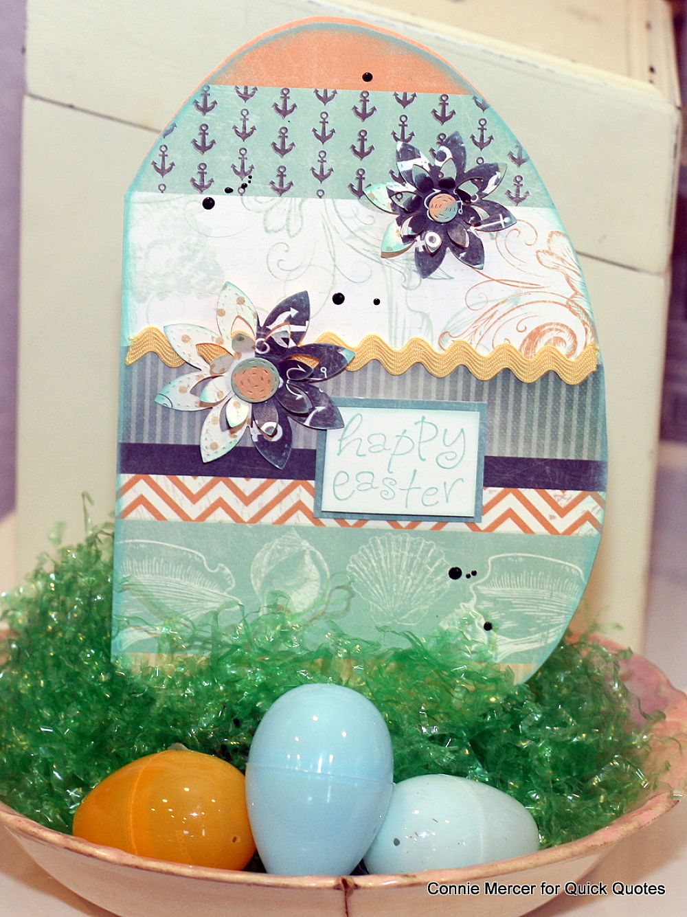 crafty goodies Easter Egg cards with Quick Quotes!