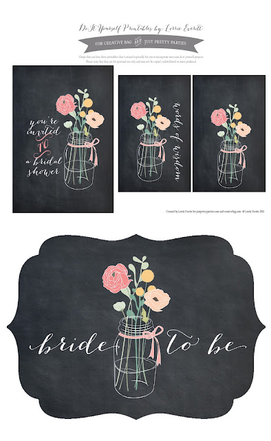 free download by Lorrie Everitt for Creative Bag and Just Pretty Parties