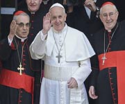 Jorge Mario Bergoglio of Argentina elected as new Pope Francis I