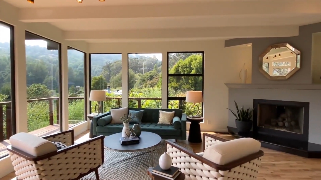 18 Photos vs. 509 Pixie Trail, Mill Valley, CA Interior Design Luxury Home Tour