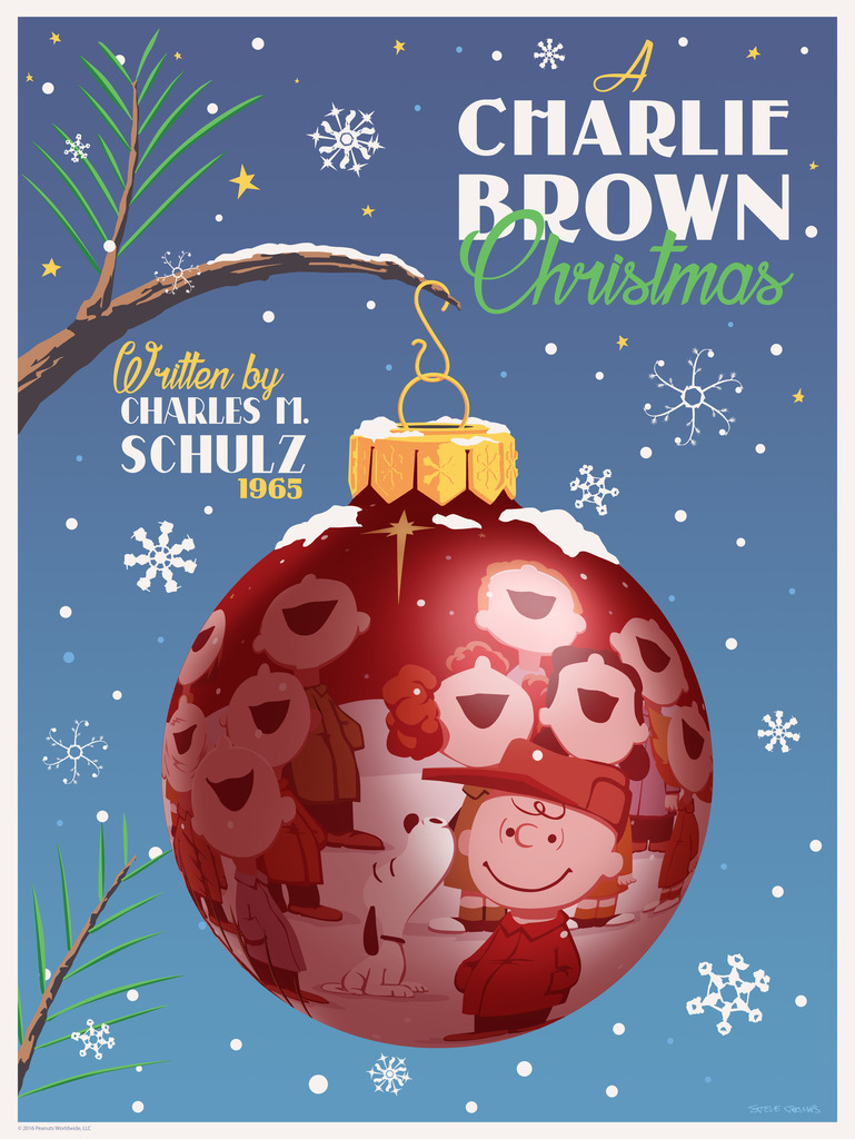 inside the rock poster frame blog steve thomas and eric charlie brown christmas dance