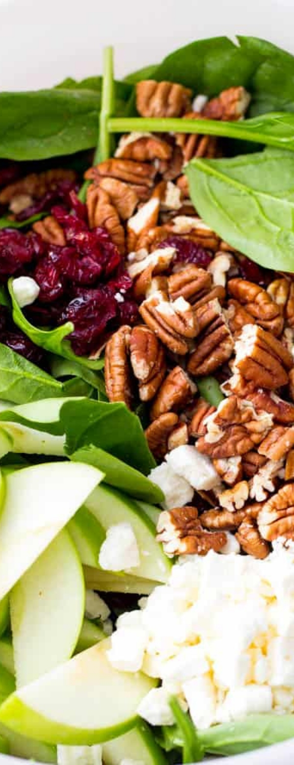 rovieshone food recipes : Apple Cranberry Walnut Salad