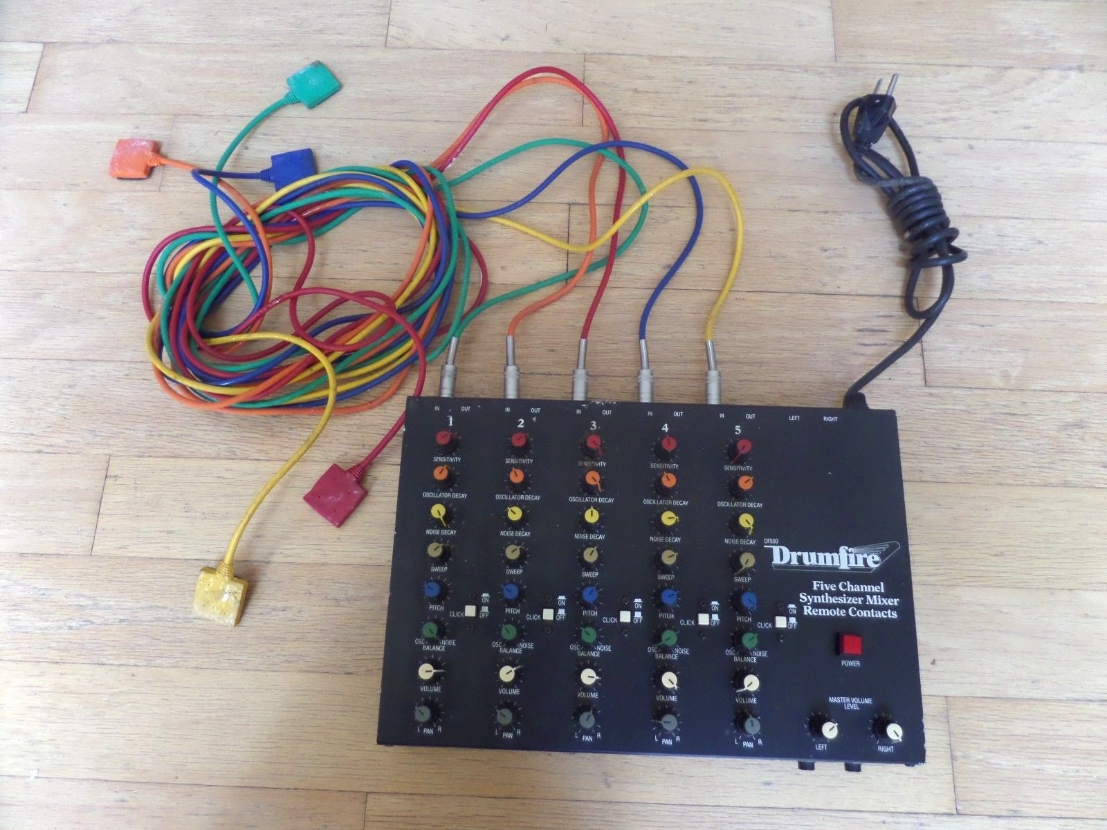 MATRIXSYNTH Drumfire DF500 Analog Drum Synthesizer Synth w/Triggers SN 15516