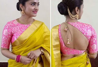 Top 41 Most trending brocade blouse designs for sarees [Photos] | Bling ...