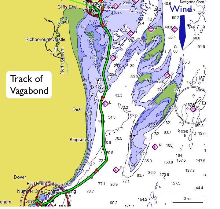 Vagabond wanders around Britain Ramsgate to Dover