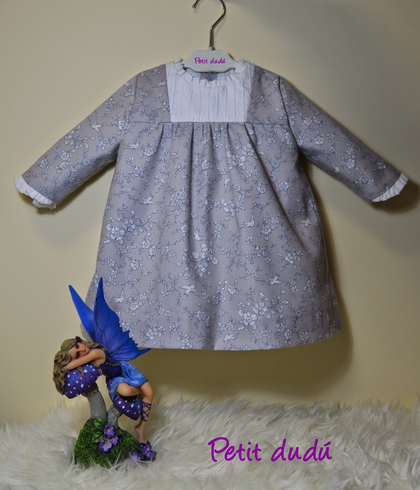 Vestido estampado pajaros Petitdudu