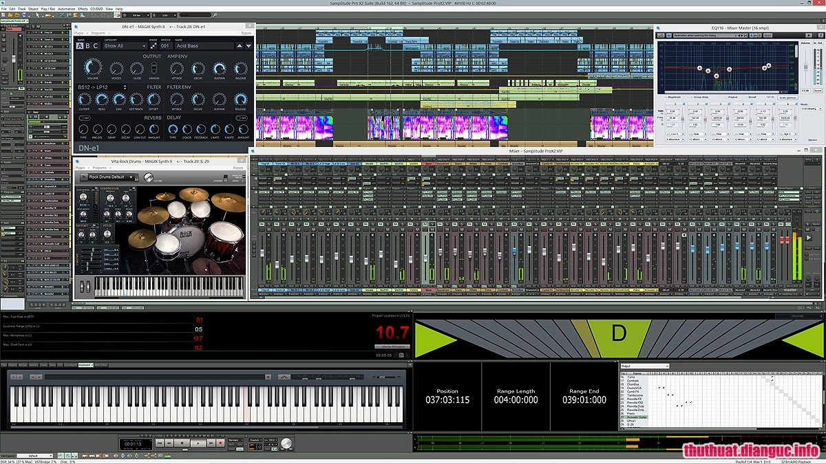 Download MAGIX Samplitude Pro X4 Suite 15.0.0.40 Full Cr@ck – Phần mềm thu âm chuyên nghiệp