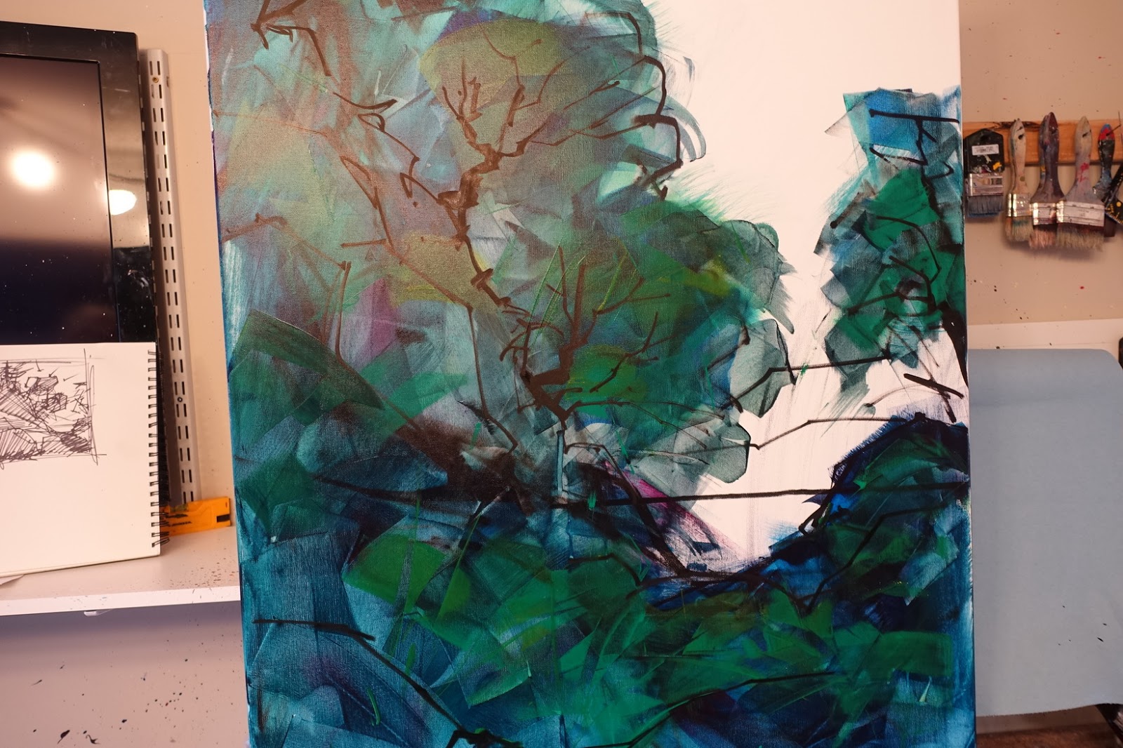 Brian Buckrell's GO TO YOUR ROOM ! New under paintings