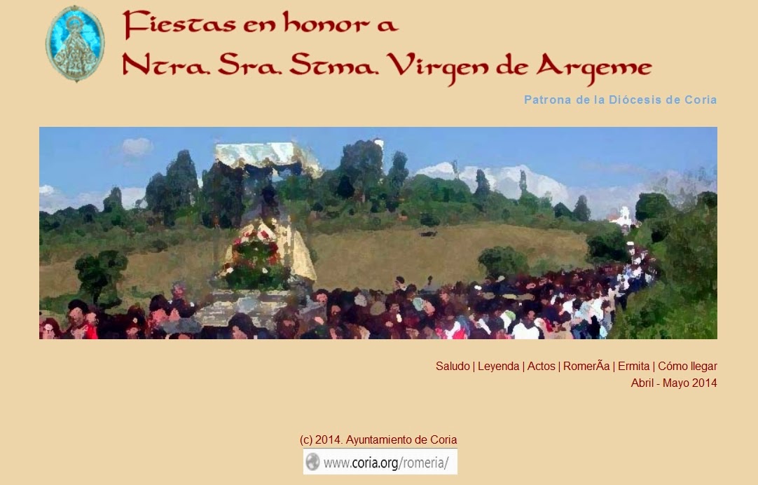 Fiesta de Argeme 2014. Información.