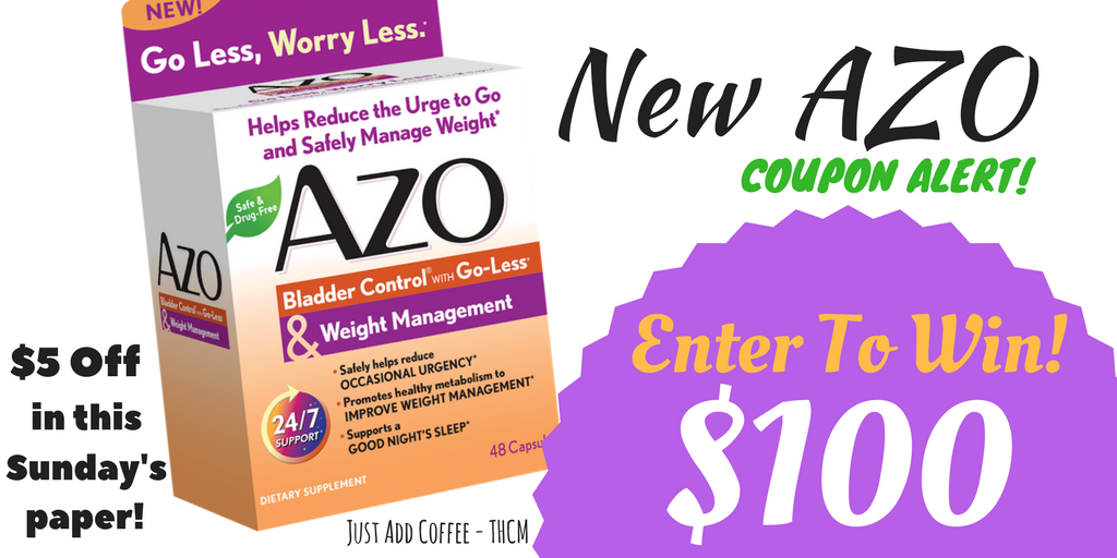AZO Bladder Control & Weight Management 5 off Coupon + 100 Target