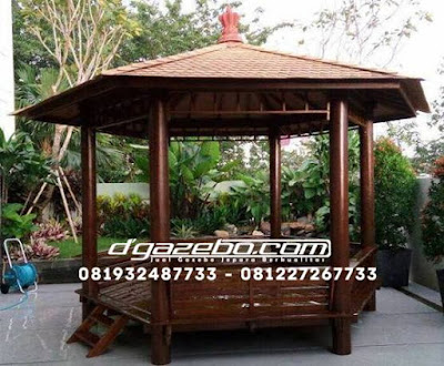 Gazebo Kayu Jepara Segi Enam Gazebo Kayu Jepara Segi Enam
