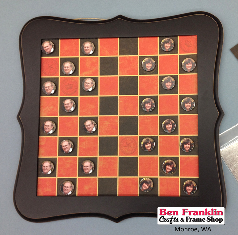 Ben Franklin Crafts and Frame Shop, Monroe, WA DIY Checkers and