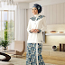 Model Baju Gamis Kombinasi Batik Dan Polos