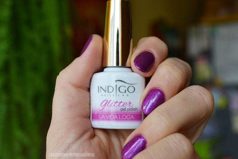lakierowe wywiadówki Indigo Nails glitter gel polish La Vida Loca