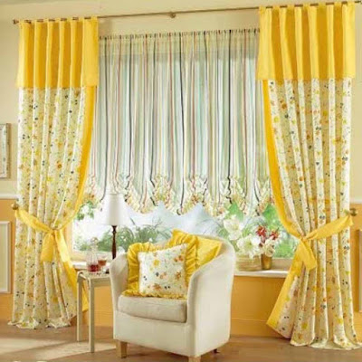 Những mẫu rèm màu vàng đẹp cho căn phòng