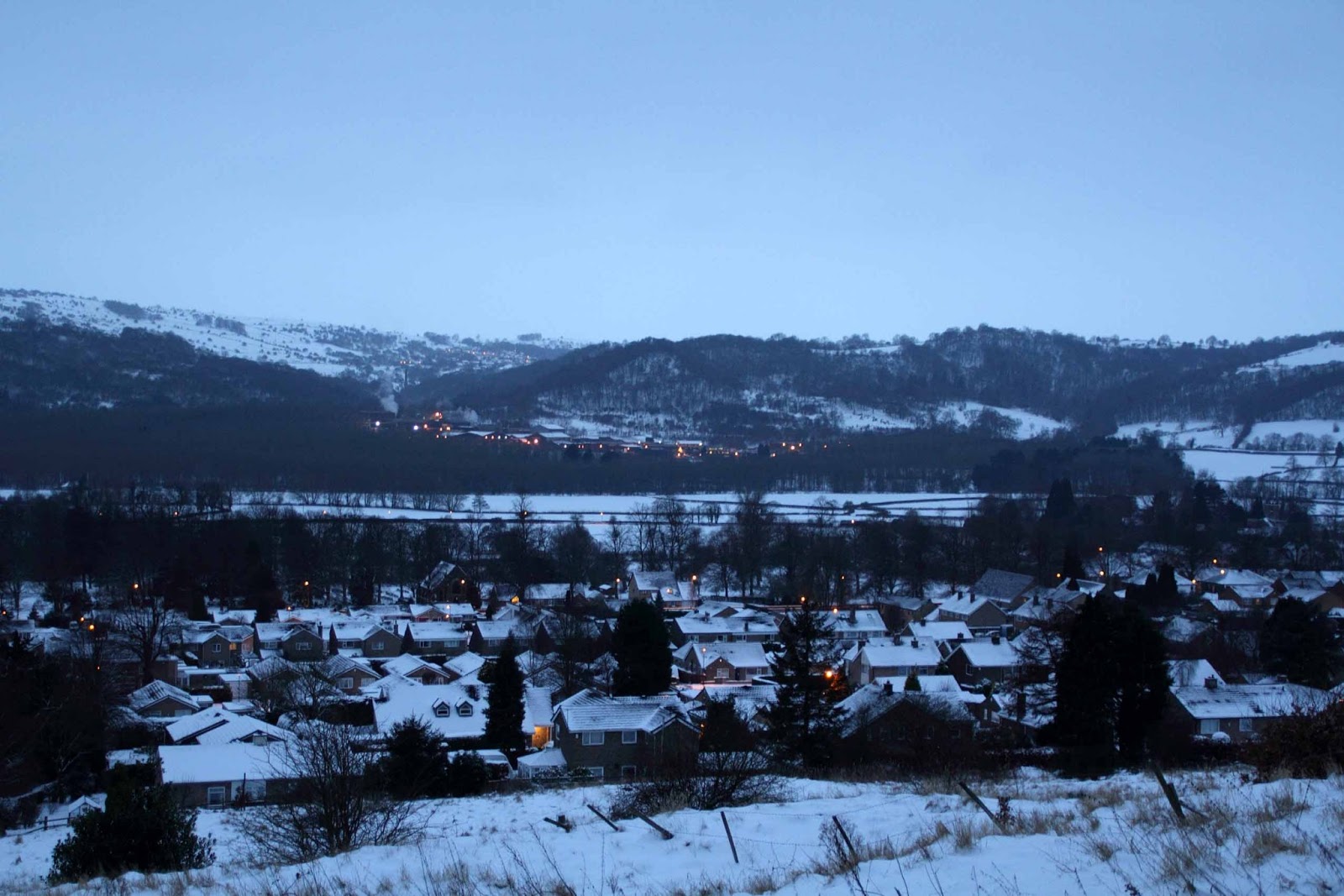 Darley Dale Wildlife Darley Dale from Hall Moor Road