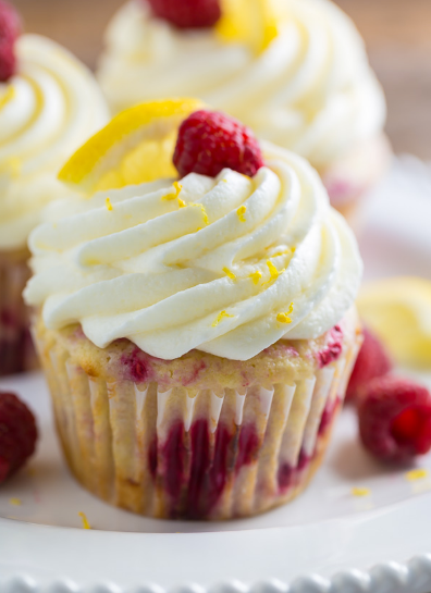 LEMON RASPBERRY CUPCAKES LEMON RASPBERRY CUPCAKES