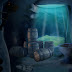 Blue Treasury Cave Escape