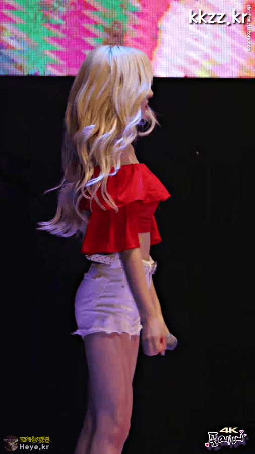 우주소녀, 은서 뒤태 라인..