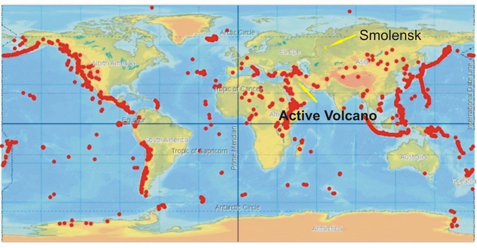 Volcanoes In Us Map