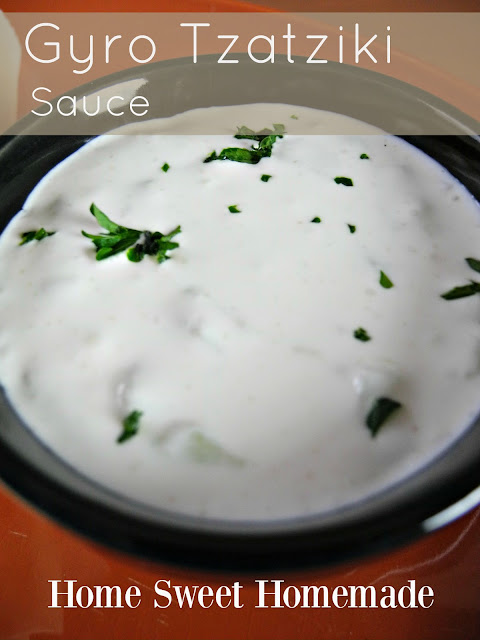 Gyro Tzatziki Sauce