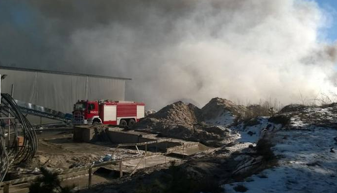 Recyclix Incendio ocurrido en Brozku Polonia