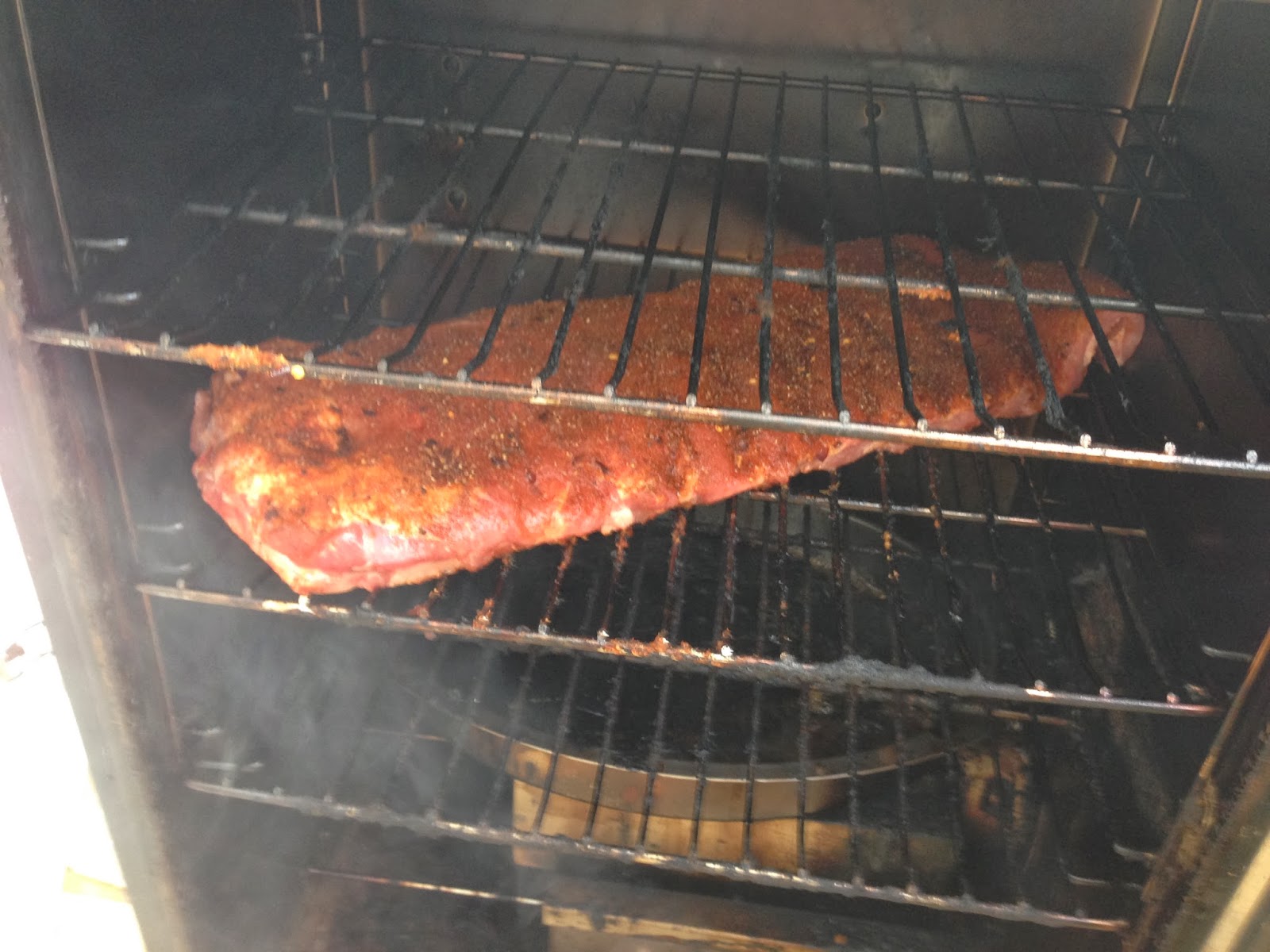 GREAT EATS HAWAII BBQ RIBS COOKED IN MASTERBUILT ELECTRIC SMOKER