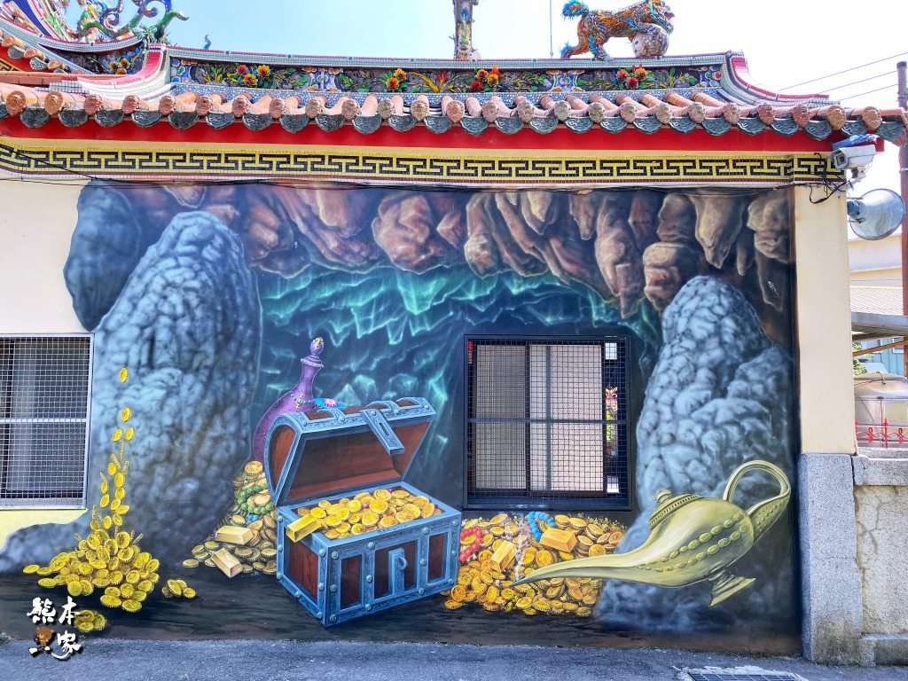 台中石岡IG景點|九房里3D彩繪村|三隻小豬綠野仙蹤4D彩繪|彷彿走進童話世界