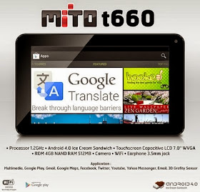 Mito T660, Tablet Murah 700 Ribu Spesifikasi Lumayan