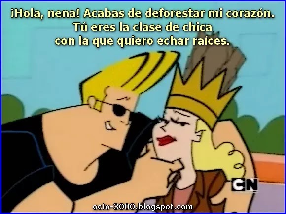 Johnny Bravo. Frases de seducción.