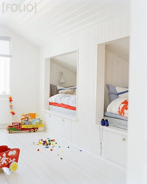 Loft room bespoke beds