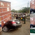 Photos as Container falls on cars in Apapa, Lagos State