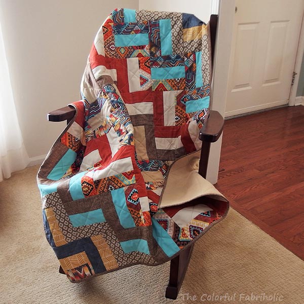 The Colorful Fabriholic Rocking Chair Quilts