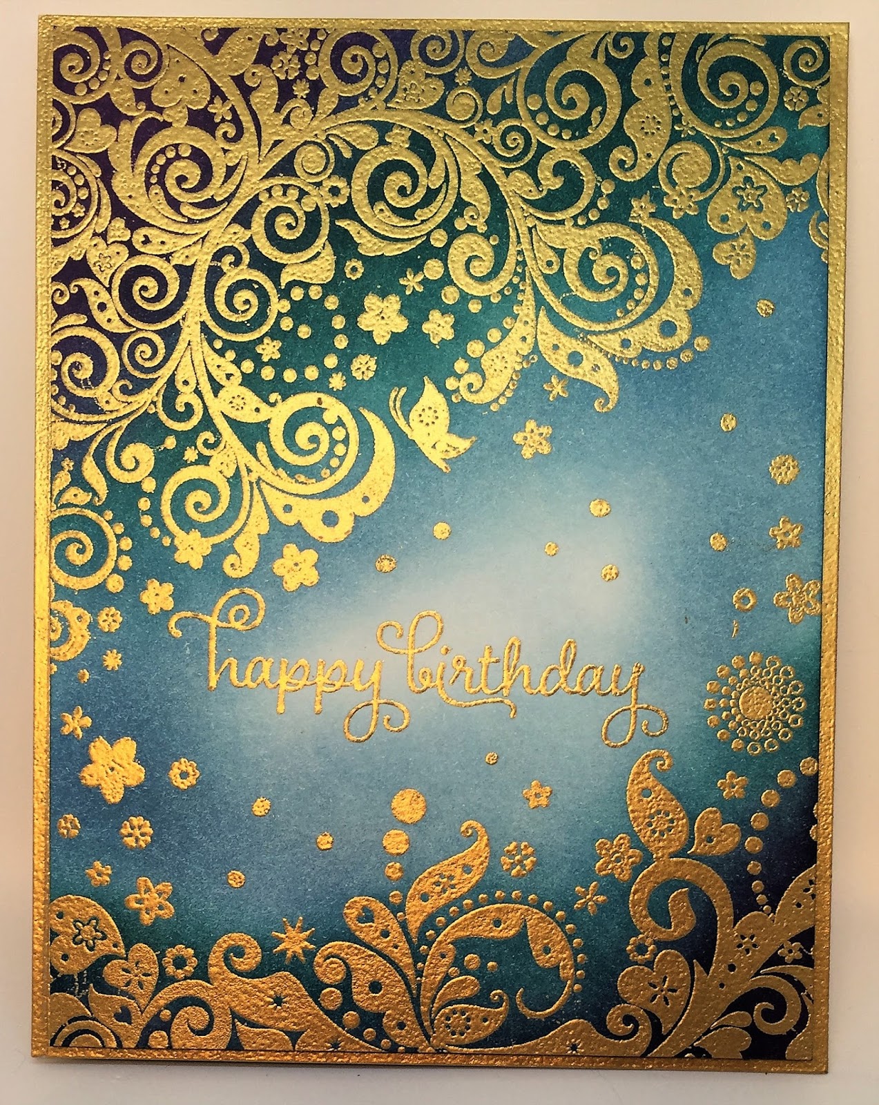 Paperdolls Scrapping Elegant Birthday Card for my Bestie