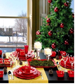 decoraciones navideñas para el comedor, como adornar el área del comedor en navidad