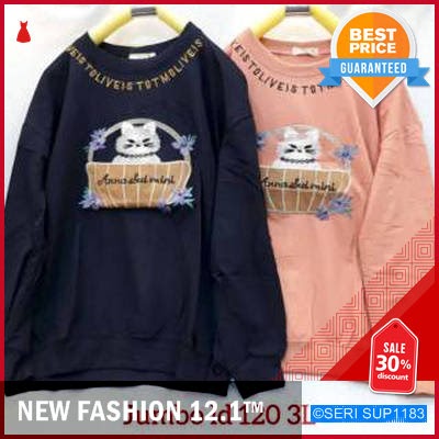 SUP1183K14 Kny Atasan Kaos Impor Bordir Jumbo BMGShop