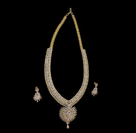 Gold and Diamond jewellery designs: Indian Diamond Bridal Necklace Sets ...
