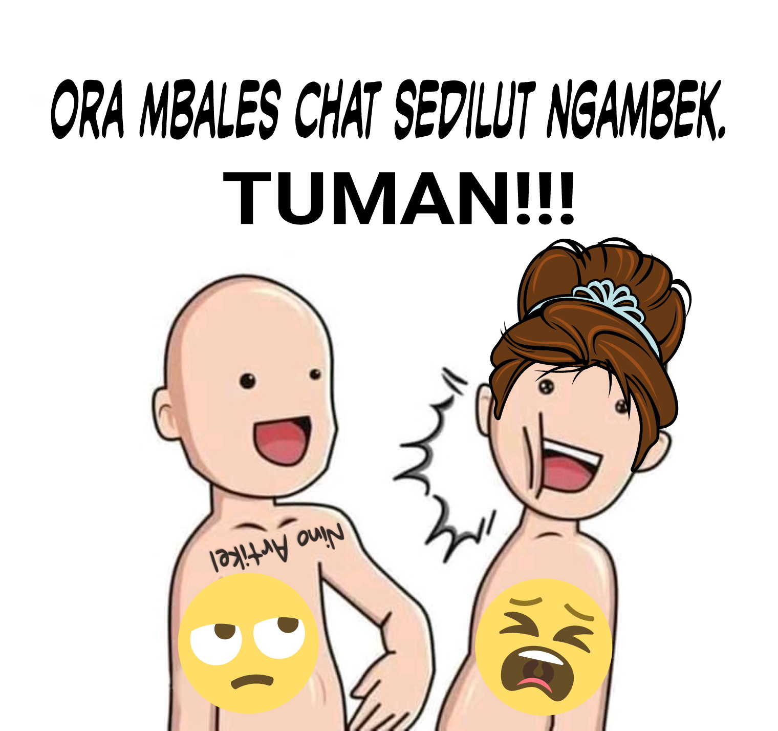 Gambar Kata Meme Tuman Terbaru Dan Lengkap Nino Artikel