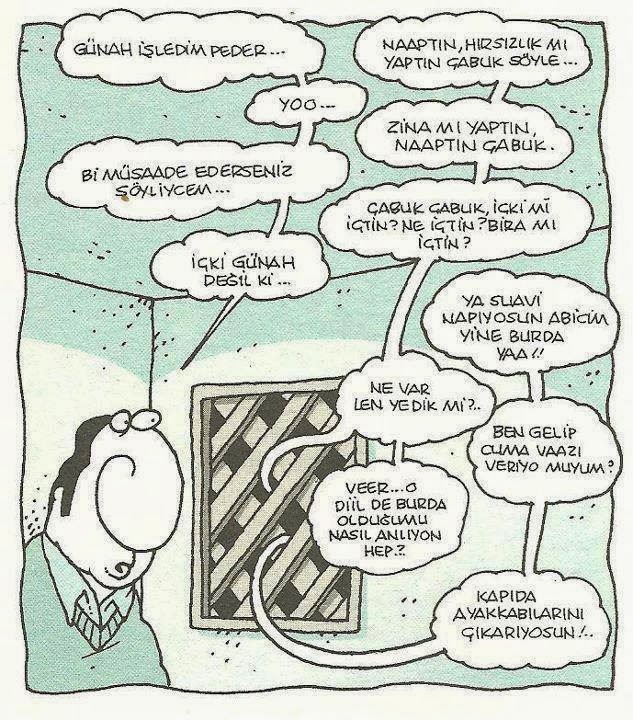 Seçmece Karikatürler Günah Çıkarma )