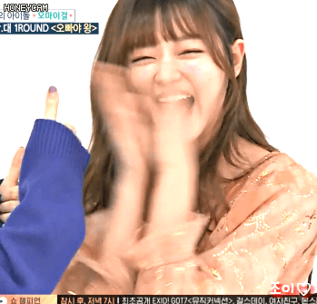 주아돌 오마이걸 아린이는 많이 올라왔으니 유아랑 비니 올립니다.gif | 인스티즈