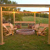 How to Build a Pergola and Fire Pit with Swings