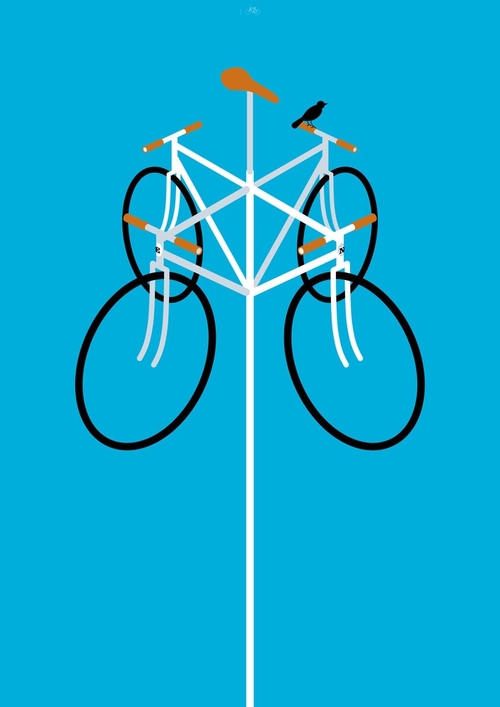 10-Go With The Wind-Thomas-Yang-100copies-Emoji-Bicycle-Themed-Drawings-www-designstack-co