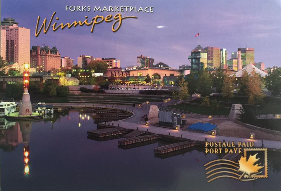 Postcard A La Carte 2 Canada Manitoba Winnipeg Folks Marketplace