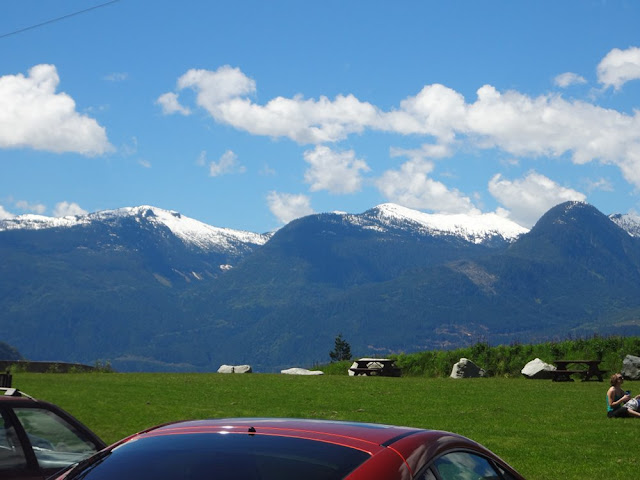 views from shannon falls parking lot